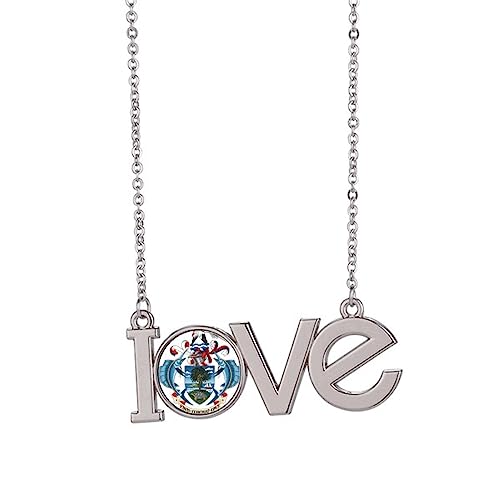 Collier emblème Seychelles M, l'idée cadeau symbolique pour célébrer les racines africaines