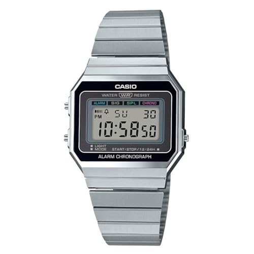 Montre Casio A700W-1ADF montre digitale étanche avec alarme et chrono rétro