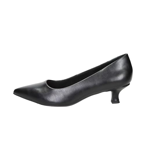 Escarpins femme à talon Queen pointus Marco Tozzi en noir élégant