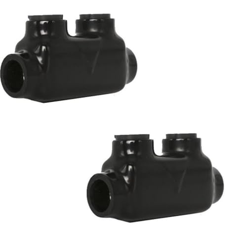 Insulated Wire Connectors DMNI - Polaris Connector Lugs Taps for Wires Range 2/0-6AWG - Aluminum and Copper Wire Split Bolt Connector Slotted or 3/16