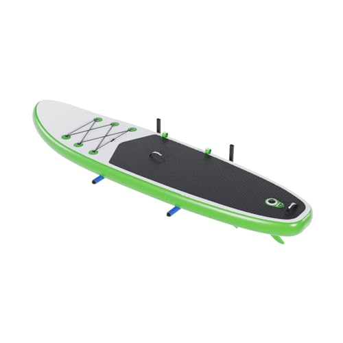Foto von QLS Dachbox Wandhalterung 82 cm aus Stahl zur Aufbewahrung von Dachkoffer blau Gartengeräte Skibox Sportgeräte Surfbrett iSUP WSB O