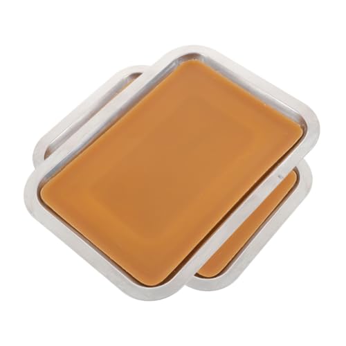 Gogogmee 2pcs Anatomy Tray Laboratory Organizer Lab Dissecting Pan Lab Dissection Pan Dissection Trays for Laboratory Lab Dissecting Tray Laboratory Tray Dissection Plate Wax Yellow