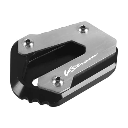 Plaque d'extension béquille latérale V-Strom 650 aluminium CNC - 5