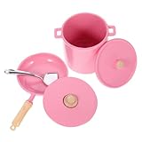 Pots de simulation décoratifs - présentent une forme réaliste, offrant un plaisir visuel vif et ajoutant de la chaleur et de la couleur à votre maison de poupée, mini ustensiles de cuisine