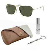 Ray-Ban RB3136 CARAVAN Sunglasses with Official Eyewear Kit