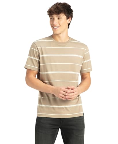 Image of Jockey 2715 Men Super Combed Cotton Rich Striped Round Neck Half Sleeve T-Shirt