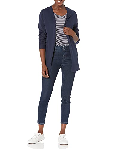 Amazon Essentials Women's Lightweight Open-Front Cardigan Sweater (Available In Plus Size), Navy, Large #TOP6
