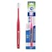 Brilliant Soft Toothbrush for Adults - With Over 14,000 360 Degree Micro-Fine, Rounded-Tip Bristles for Easy & Effective Cleaning, Red, 1 Count