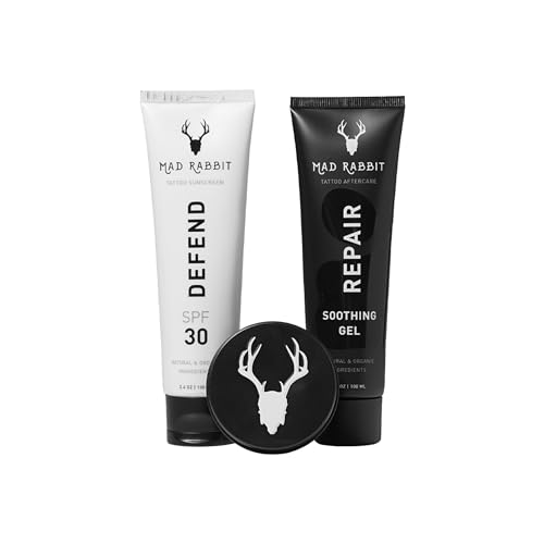 Generic Tattoo Sunscreen SPF 30 – Natural Mineral Sunblock for Tattoo Fade Protection, Non‑Greasy Moisturizing Balm with Aloe & Vitamin E, Reef‑Safe, 60ml