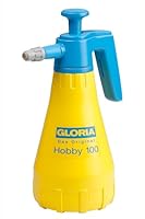 GLORIA Drucksprüher Hobby 100 | Handsprüher für Pflanzen & Garten | 1 L Gartenspritze mit Messingdüse & Füllstandsanzeige