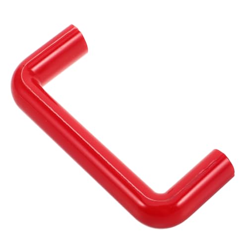 Gatuida Tirador de Puerta Baquelita Forma Rojo Mango Ovalado Ergonómico para Horno Fácil Instalación Resistente para Maquinaria Industrial Centro