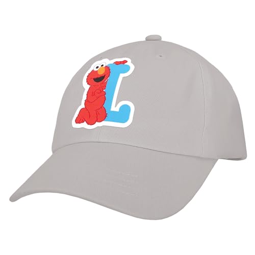 Sesame Street Elmo Kids Toddler Cap with Initial, Toddler Boys Hat, Youth Girl...