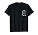 Lustige kleine Tasche mit Flachmann T-Shirt