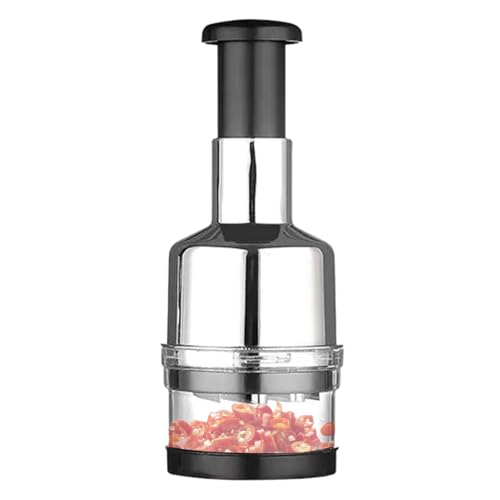 Chopper de ajo | Herramienta de helicóptero de ajo | Undersile Ail Press | Seguramente Chopper, frutas y rebanadas de verduras, robot de cocina portátil, trituración de ajo multifuncional para la