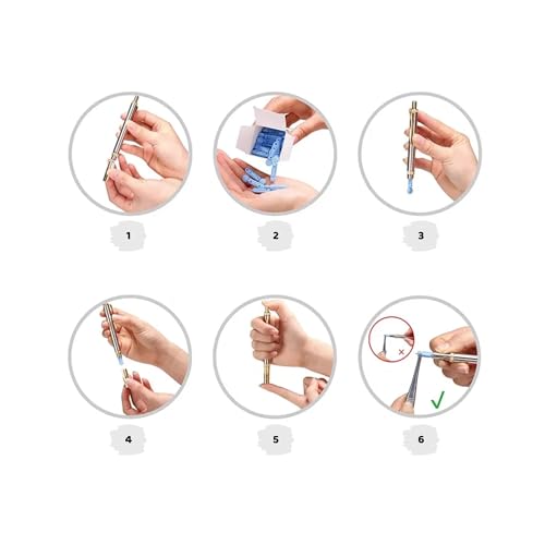 Stechhilfe mit 100 sterilen Lanzetten, Blutlanzettenstift, Blutentnahmestift, Schröpfstift, Lanzettenstift, Blut Stechstift, Blutdrainage, Hacamat Kalemi, Hijama Pen