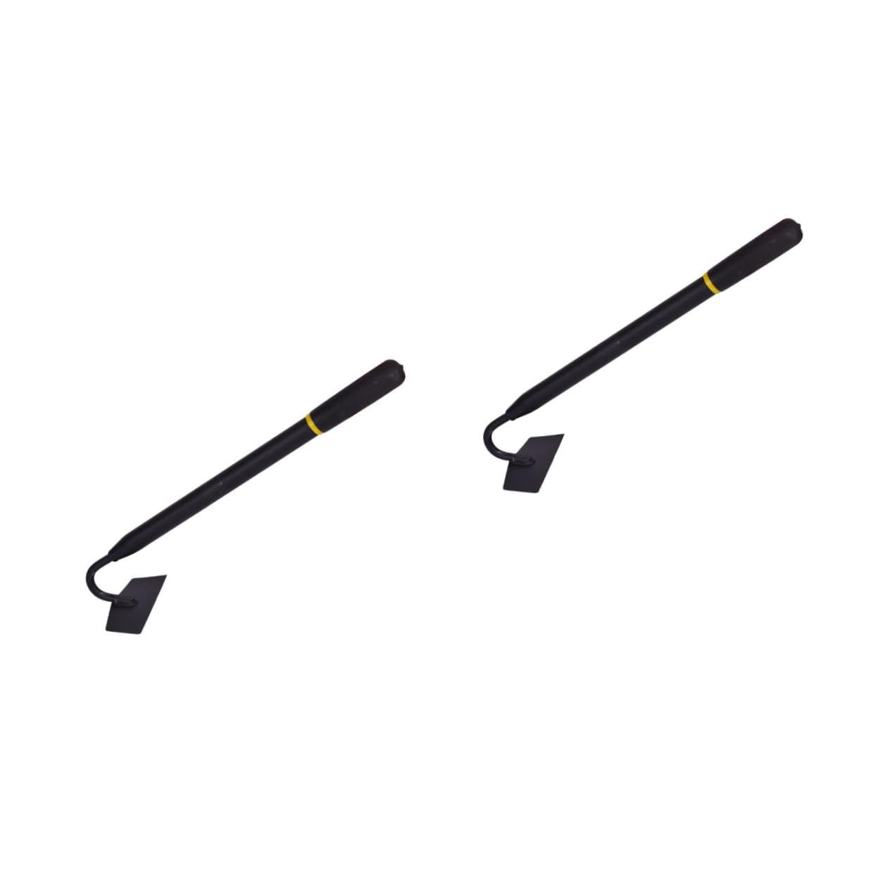 TOYANDONA 2 Piezas azada de jardín Herramientas de deshierbe de jardín Herramientas de jardinería azada de jardinería azada de jardineria Acero al manganeso Black