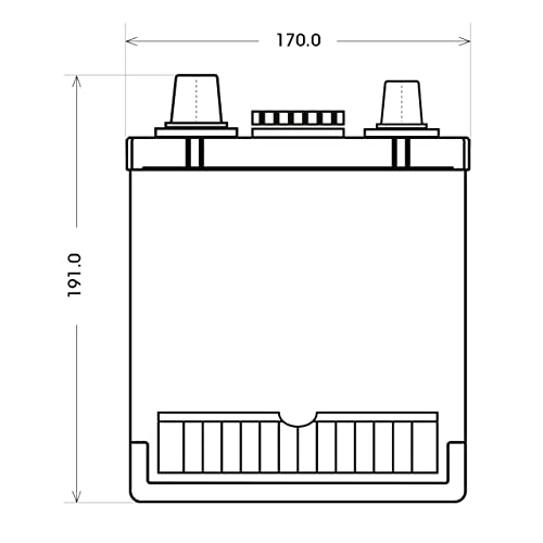 Autobatterie 77Ah Blackmax 07715 6V 360A/EN für Oldtimer