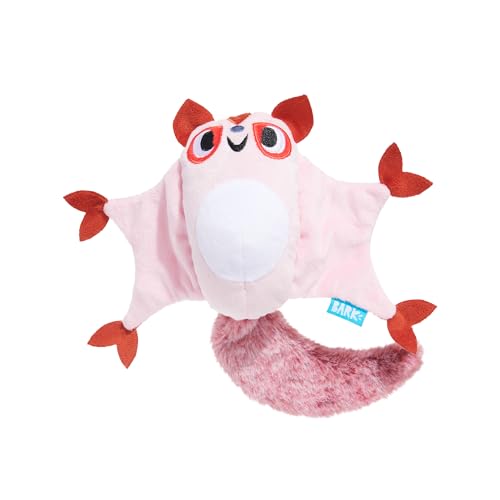 Barkbox BARK Sydney Sugar Glider Plush Dog Toy, Pink, Extra Small to Medium Size