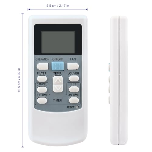 Télécommande de rechange Hitachi PC-LH6 pour climatiseur AULCMEET - 2