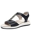 ARA Sandales Osaka-s pour femme, Bleu 050876, 38 EU large