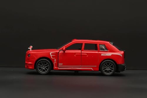 Image of SHAKTISM Rolls Royce Die-cast Model Car, 1:32 Scale, Pull Back Action, Opening Doors, for Boys, Girls & Collectors (Red-Diecast Metal Car)