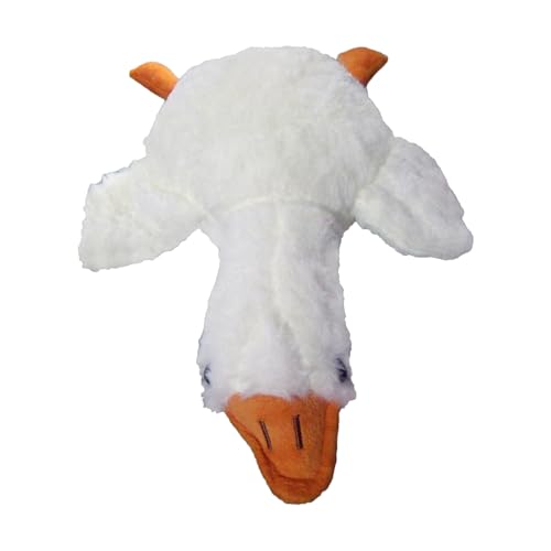 Mwqpgyh 犬用 チューイング トイ,リアルでリラックスできるエンターテイメント | アヒル形ぬいぐるみ犬用 | 室内・室外・リビングルーム・バルコニー・庭・ガーデン・キャンプ・トレーニング用