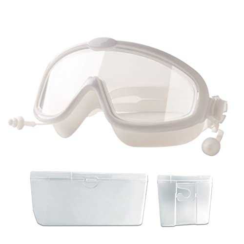 Schwimmbrille für Kinder, Poolbrille, Anti-Beschlag, wasserdicht, Tauchbrille aus Silikon, verstellbar, Schwimmmaske, UV-Schutz, bequem für Jungen und Mädchen, 3 – 15 Jahre
