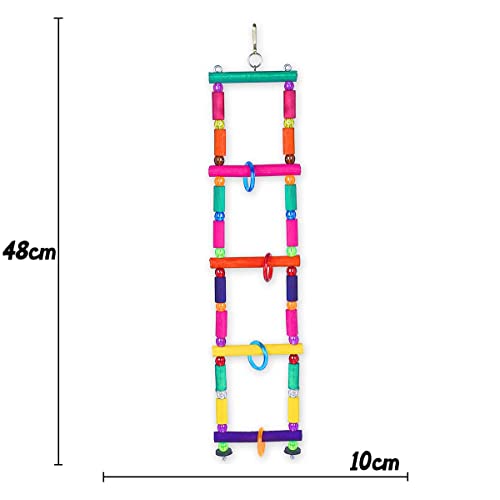 Escada 5 Degraus Grande Calopsita Periquito Agaporn