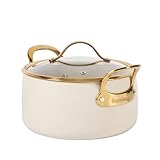 A COMPLETE SET INCLUDES: One 6-quart aluminum Dutch oven with gold-tone handle and glass lid NOURISH IS OUR NATURE: bloomhouse is a collection of modern-day kitchen and dining pieces that empower spirits, honor our Earth and celebrate its people. Dri...
