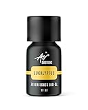 Air Creative® Eukalyptusöl Bio – 100% Naturreines Ätherisches Öl | Für Inhalation & Sauna | Bio-Aroma gegen Erkältung & verstopfte Nase | 10ml Glasflasche