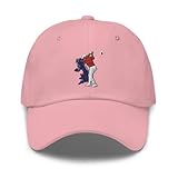 Rory McIlroy Golf & United Kingdom Silhouette Classic Adjustable Hat Pink