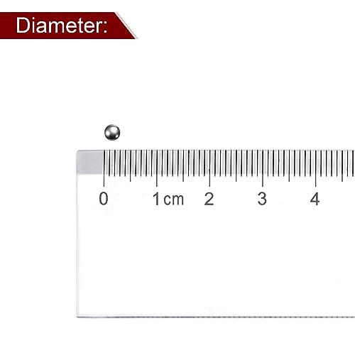 QUARKZMAN 220Stk Präzision Kugeln 3mm Durchmesser 316L Edelstahl für Lager