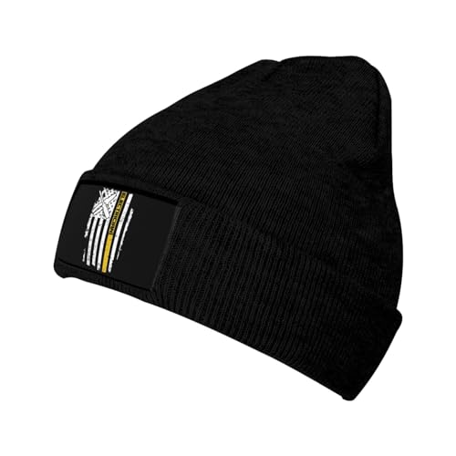 Gorro De Punto Electricista Bandera Americana Unisex Gorra Deporte Verano Hombre Slouch Beanie, para Dormir, Ciclismo, Running, 56-62cm