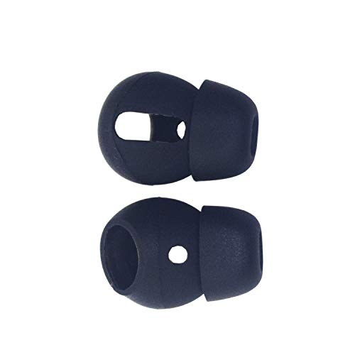 Yutoner 5 Pairs AirPods Ear Tips Anti-Slip Silicone Earbuds Cover Compatible with Apple AirPods 2 & AirPods or EarPods-【Not Fit in The Charging Case】 (Black) - Thumbnail 3