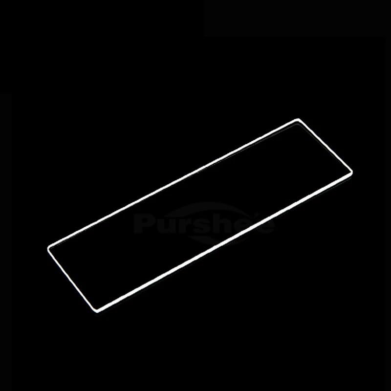 Plaque de verre IR-quartz de haute pureté aux dimensions 98x31x2mm