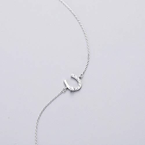 Chereda 925 Sterling Silver Horseshoe Bracelet for Women Lucky Horse Shoes Jewellery Gifts Women Bracelet
