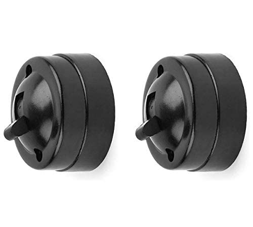 Vintage Bakelite Light Switch -2 Way, 6ampere, 250volts (Standard Size, Black) with ISI Mark Set of 2