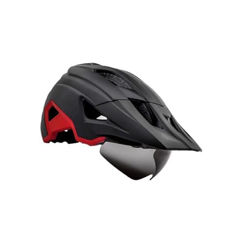 Casco de bicicleta con iluminación LED trasera y viseras desmontables USB 5