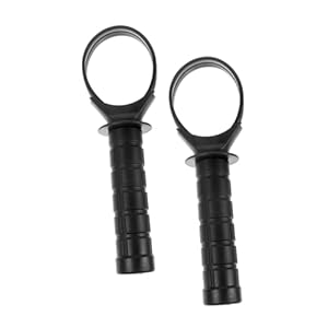 BESPORTBLE 2pcs Wrist Ball Handle Gyro Balls Brackets Gyro Wrist Ball Holding Rack Wrist Gyro Handle Hand Training Ball Bracket Workout Gyro Handle Gyro Ball Holding Grip Gyro Part Black Abs