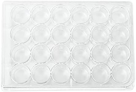 24 Well Culture Plate - Culture Plate 24 Well - with Lid, Flat Bottom, Individual Pack (Pack of 10)