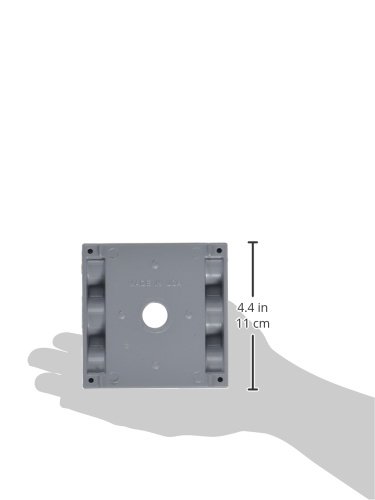 Greenfield Made In The U.s.a. B232Ps Series Weatherproof Electrical Outlet Box, Gray #TOP1