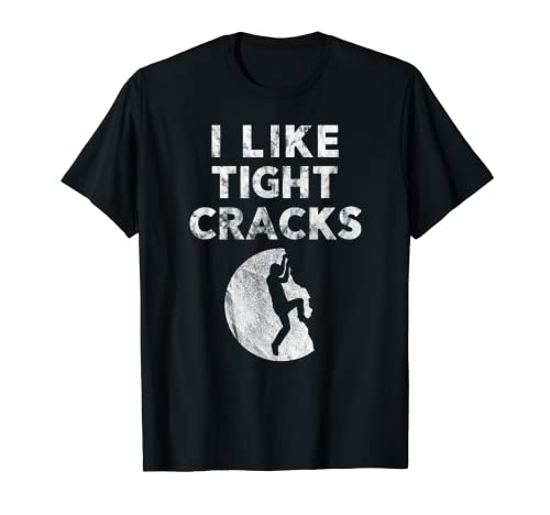 Funny Rock Climbing Shirt For Men T-Shirt