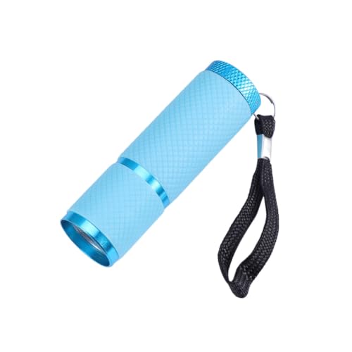 NUSITOU Linterna y Detección de Dinero Portátil de 9 LED Ultravioleta en Aleación de Aluminio Diseño Resistente al Agua para Actividades al Aire Libre