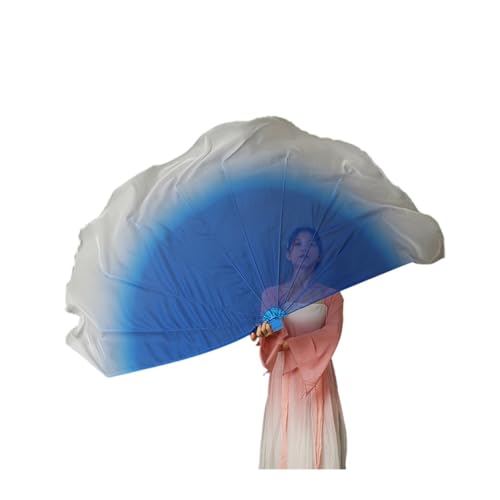 Accesorios baile apertura sin enredos con abanicos de seda gradiente 85cm