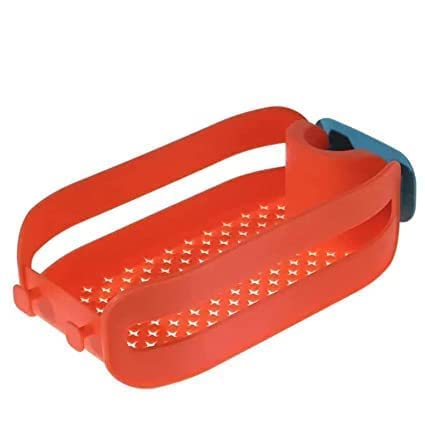ANVAY INPEX Plastic Faucet Drain Basket Shelf l Kitchen Sink Sponge Holder with Drainer l Soap Holder for Kitchen Sink l Over Faucet Sponge Holder l Multipurpose Plastic Drain Basket (B0CJNJ796N) Amazon Price History, Amazon Price Tracker