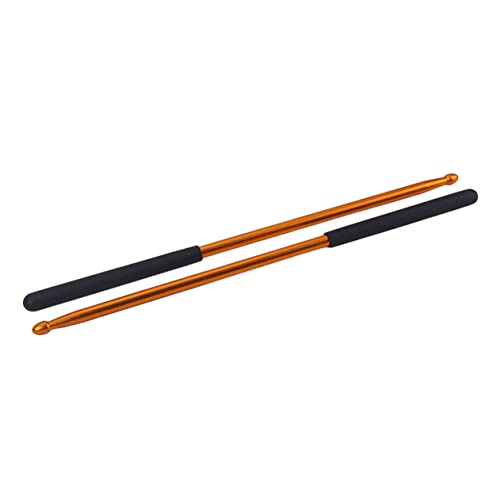 Baquetas de aleación de aluminio W121 antioxidadas para ejercicios de batería, compatibles con pads de batería, accesorios de percusión ligeros para bateristas miniatura 4