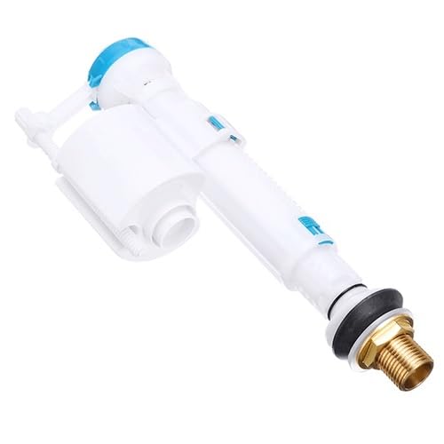 Multi-Purpose Adjustable Toilet Fill Valve with Brass Float - G1/2 Bottom Entry Inlet Valve,1pcs