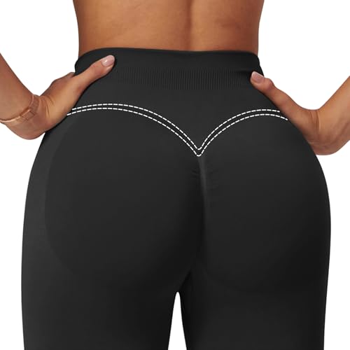 Impact Leggings for Women Hidden Scrunch Butt Leggings Seamless Workout Gym Yoga Pants Compression Tummy Control4