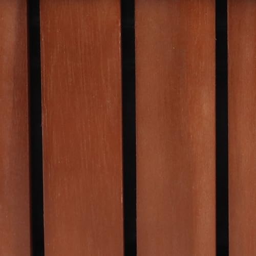 Sunnydaze Slatted Rectangular Wood Planter Box with Powder-Coated Steel Frame - 24