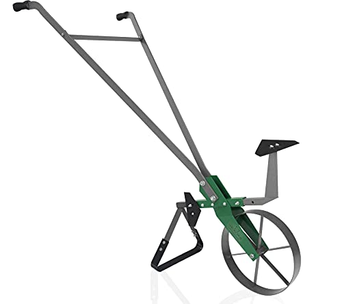 Varomorus High Wheel Cultivator, Self Cleaning Steel Single Wheel Hoe, Modular Plow Garden Tool for Gardening by Varomorus - Used condition - US$109.35